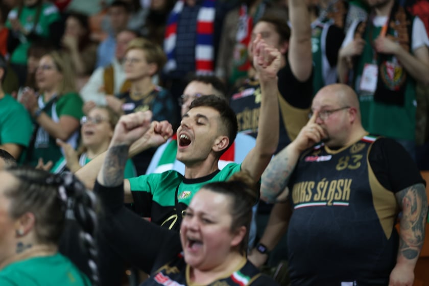 Mecz koszykarzy Śląska Wrocław ze BM Stalą Ostrów Wielkopolski