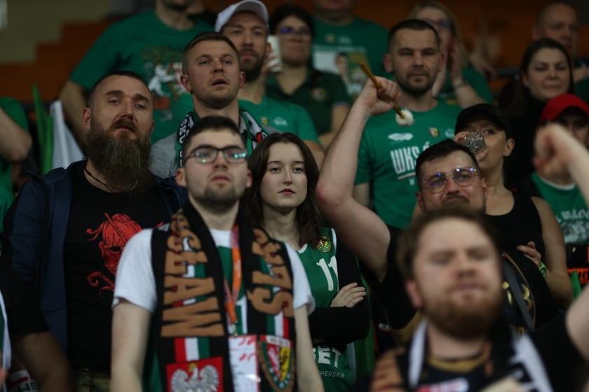 Mecz koszykarzy Śląska Wrocław ze BM Stalą Ostrów Wielkopolski