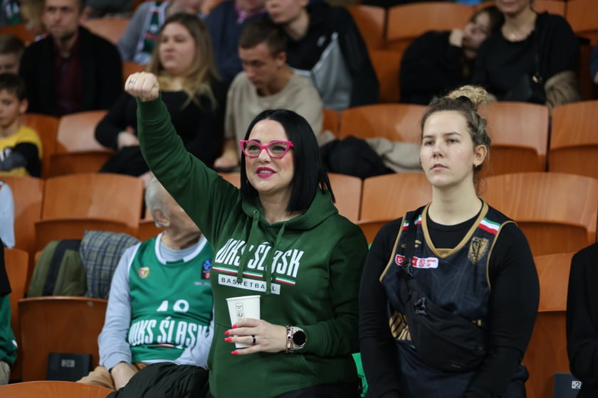 Mecz koszykarzy Śląska Wrocław ze BM Stalą Ostrów Wielkopolski