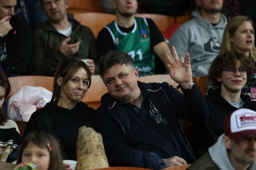 Mecz koszykarzy Śląska Wrocław ze BM Stalą Ostrów Wielkopolski