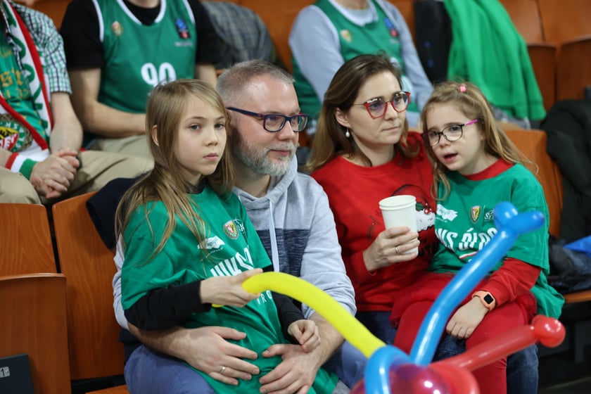 Mecz koszykarzy Śląska Wrocław ze BM Stalą Ostrów Wielkopolski