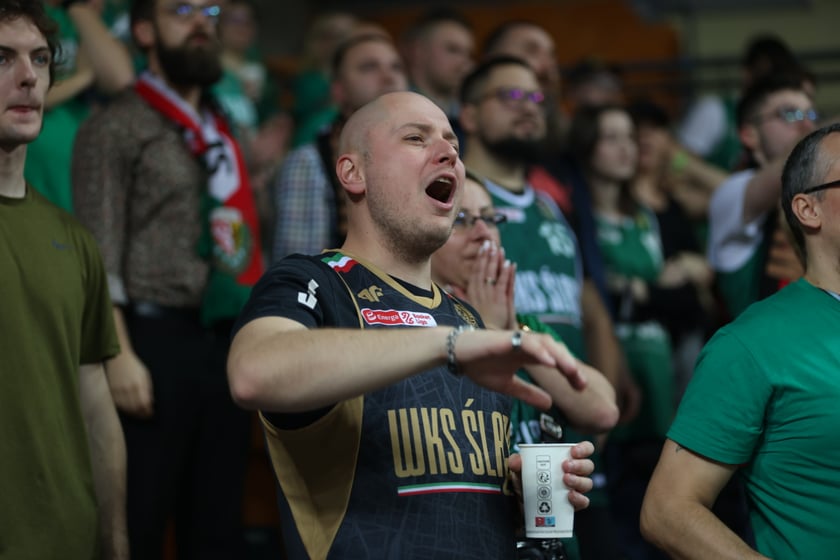 Mecz koszykarzy Śląska Wrocław ze BM Stalą Ostrów Wielkopolski