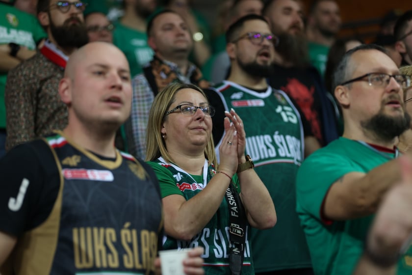 Mecz koszykarzy Śląska Wrocław ze BM Stalą Ostrów Wielkopolski