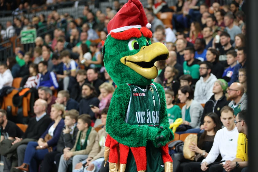 Mecz koszykarzy Śląska Wrocław ze BM Stalą Ostrów Wielkopolski