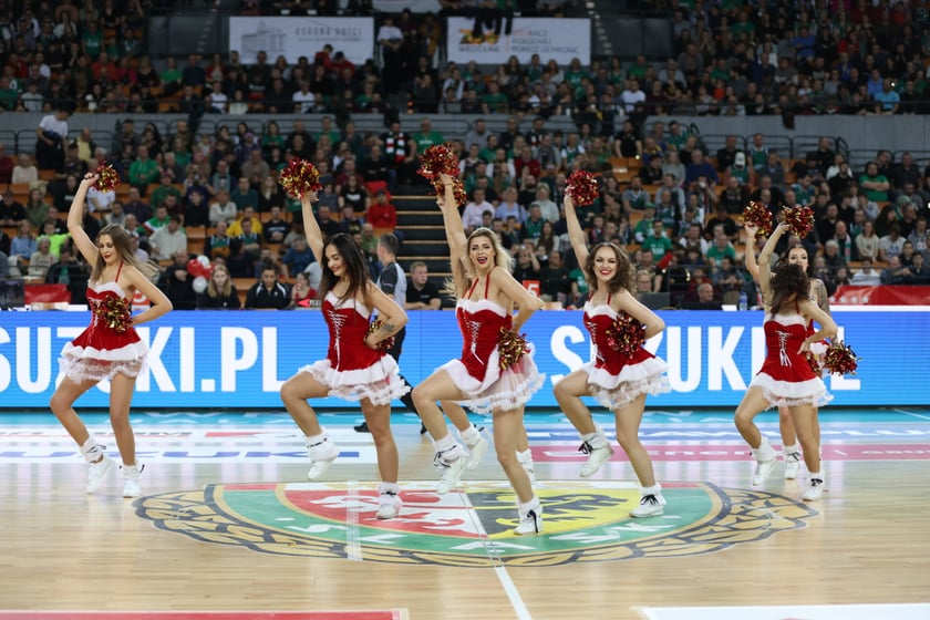 Mecz koszykarzy Śląska Wrocław ze BM Stalą Ostrów Wielkopolski