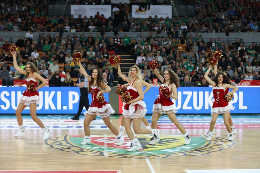 Mecz koszykarzy Śląska Wrocław ze BM Stalą Ostrów Wielkopolski