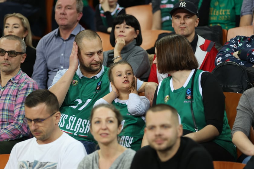 Mecz koszykarzy Śląska Wrocław ze BM Stalą Ostrów Wielkopolski