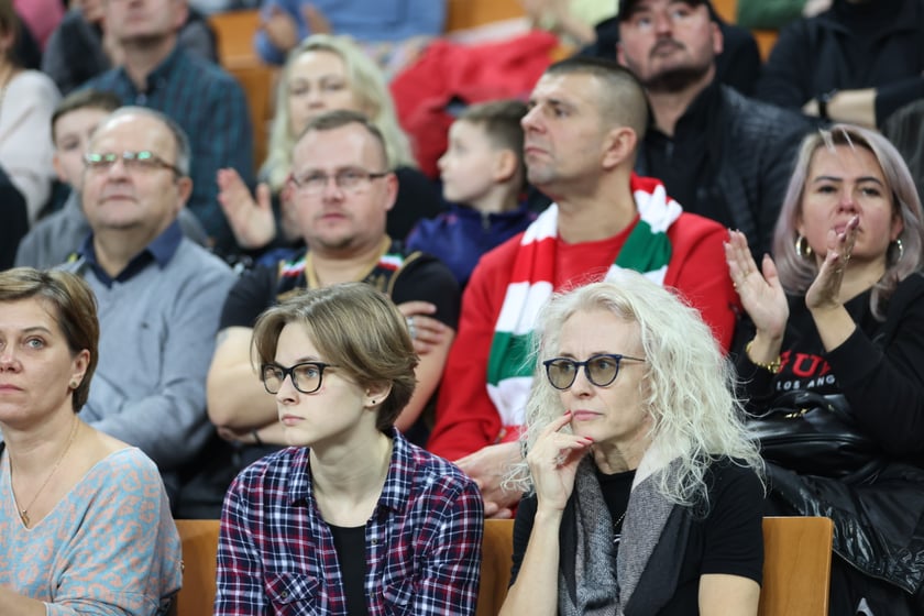 Zdjęcie z niedzielnego meczu koszykarskiego Śląska Wrocław w Hali Stulecia