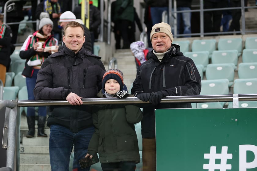 Mecz Śląsk Wrocław - Lech Poznań, 26.02.2023, Tarczyński Arena we Wrocławiu