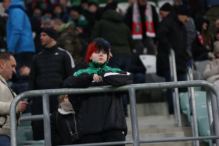 Mecz Śląsk Wrocław - Lech Poznań, 26.02.2023, Tarczyński Arena we Wrocławiu