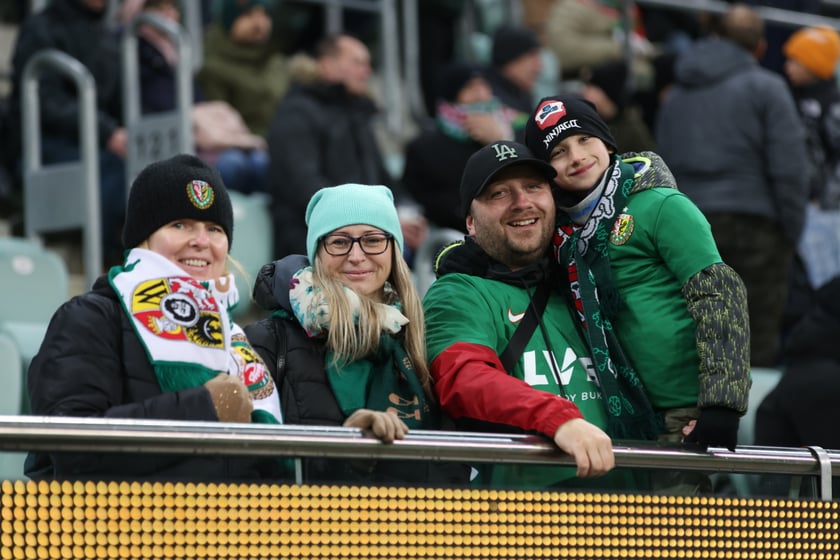 Mecz Śląsk Wrocław - Lech Poznań, 26.02.2023, Tarczyński Arena we Wrocławiu