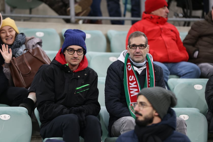 Mecz Śląsk Wrocław - Lech Poznań, 26.02.2023, Tarczyński Arena we Wrocławiu