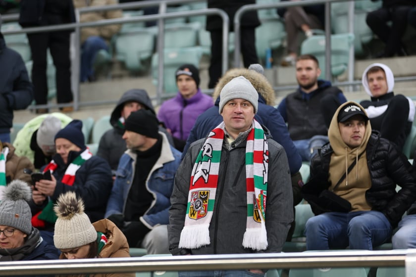 Mecz Śląsk Wrocław - Lech Poznań, 26.02.2023, Tarczyński Arena we Wrocławiu