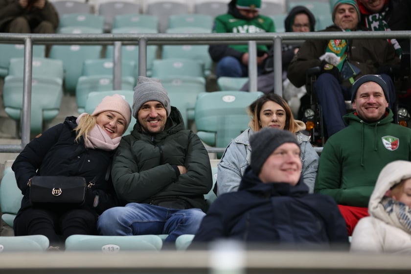 Mecz Śląsk Wrocław - Lech Poznań, 26.02.2023, Tarczyński Arena we Wrocławiu