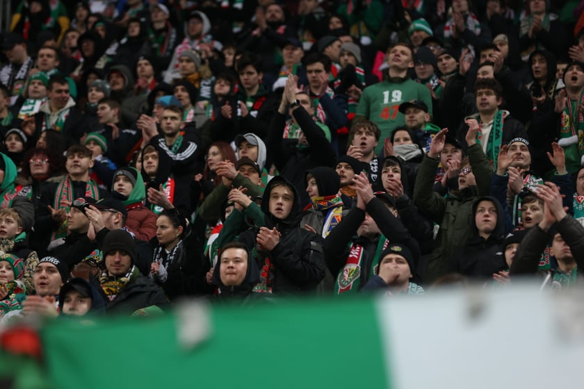Mecz Śląsk Wrocław - Lech Poznań, 26.02.2023, Tarczyński Arena we Wrocławiu
