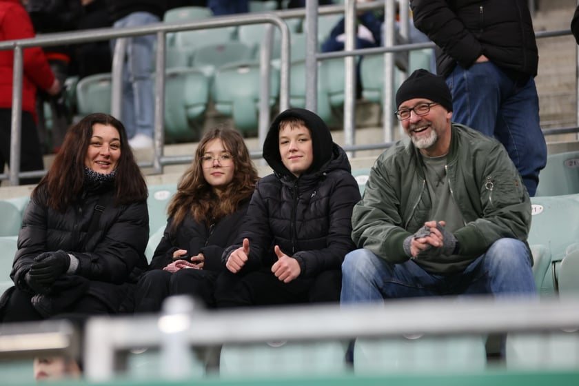 Mecz Śląsk Wrocław - Lech Poznań, 26.02.2023, Tarczyński Arena we Wrocławiu