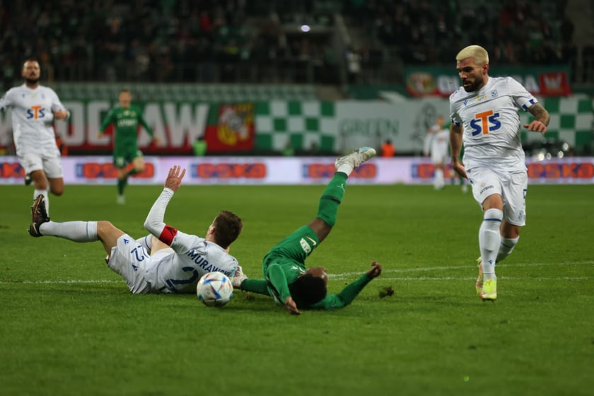 Mecz Śląsk Wrocław - Lech Poznań, 26.02.2023, Tarczyński Arena we Wrocławiu