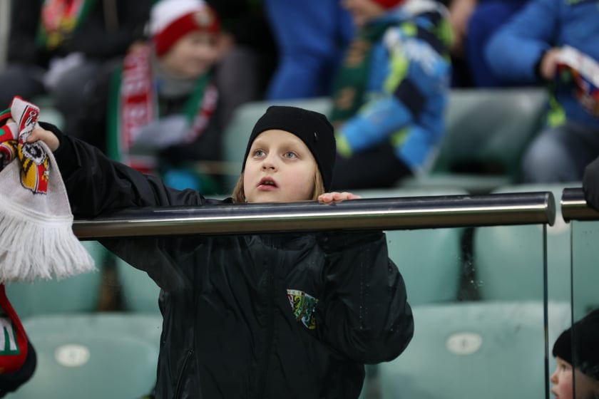 Mecz Śląsk Wrocław - Lech Poznań, 26.02.2023, Tarczyński Arena we Wrocławiu