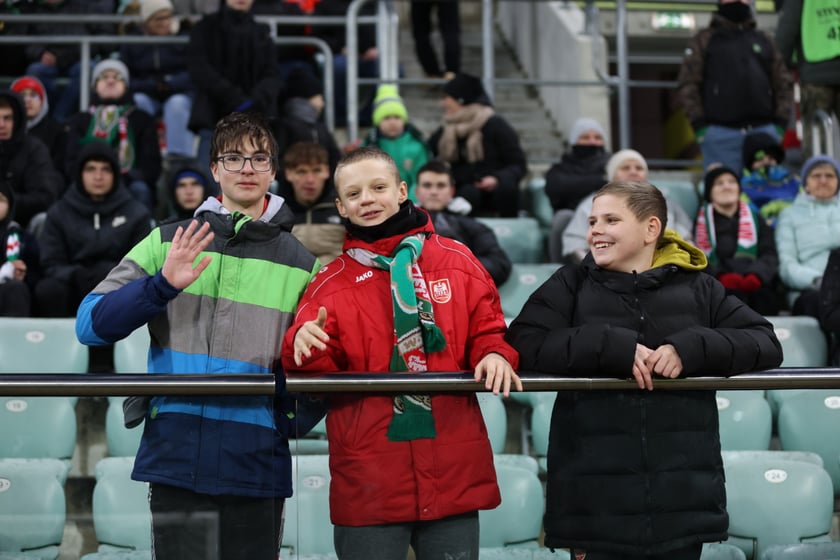 Mecz Śląsk Wrocław - Lech Poznań, 26.02.2023, Tarczyński Arena we Wrocławiu