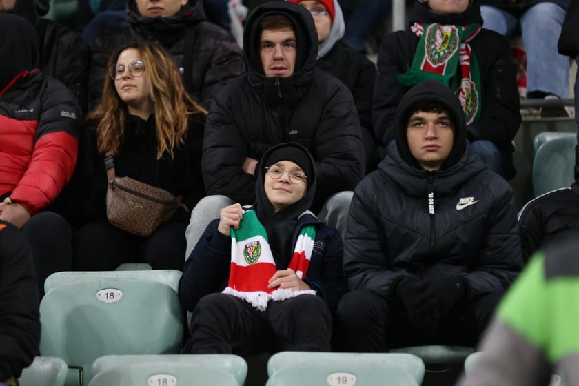Mecz Śląsk Wrocław - Lech Poznań, 26.02.2023, Tarczyński Arena we Wrocławiu