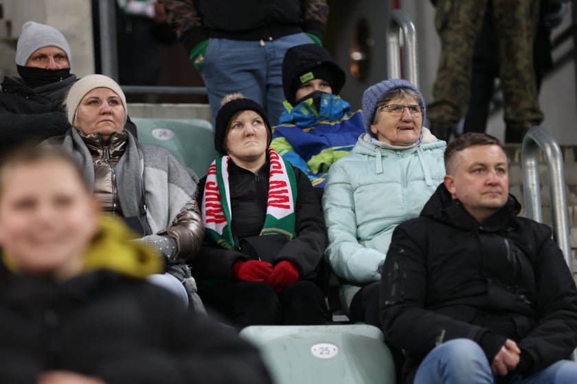 Mecz Śląsk Wrocław - Lech Poznań, 26.02.2023, Tarczyński Arena we Wrocławiu