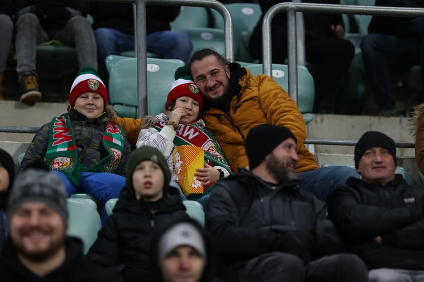 Mecz Śląsk Wrocław - Lech Poznań, 26.02.2023, Tarczyński Arena we Wrocławiu