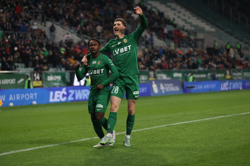 Mecz Śląsk Wrocław - Lech Poznań, 26.02.2023, Tarczyński Arena we Wrocławiu