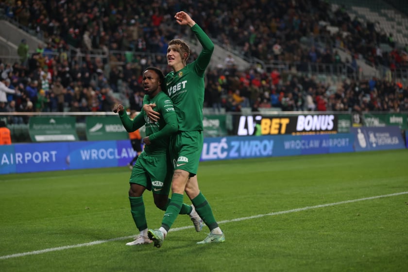 Mecz Śląsk Wrocław - Lech Poznań, 26.02.2023, Tarczyński Arena we Wrocławiu