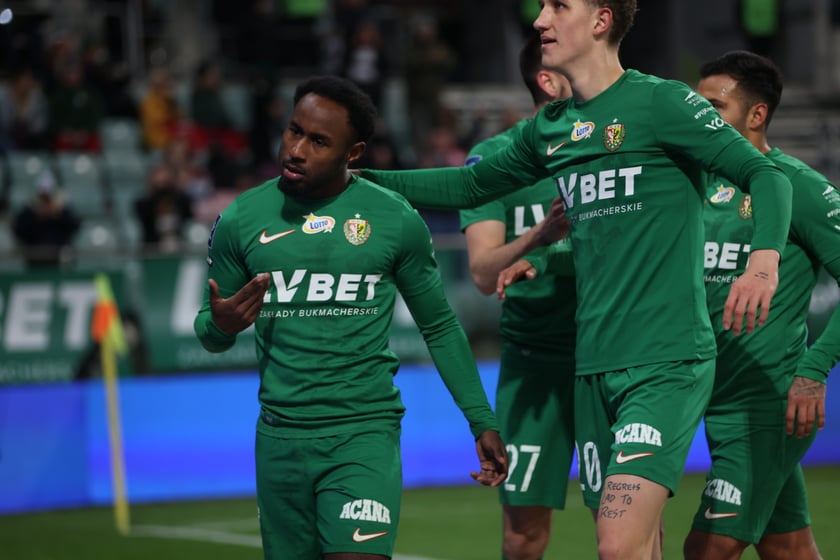 Mecz Śląsk Wrocław - Lech Poznań, 26.02.2023, Tarczyński Arena we Wrocławiu