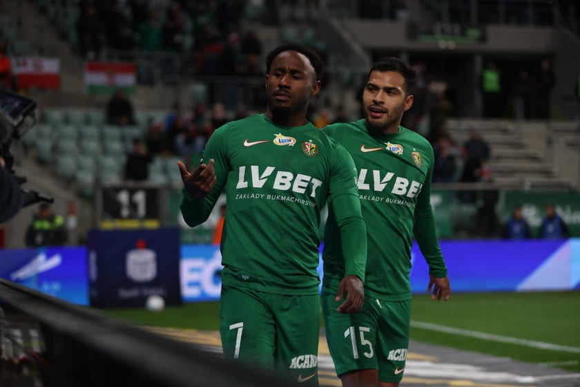 Mecz Śląsk Wrocław - Lech Poznań, 26.02.2023, Tarczyński Arena we Wrocławiu
