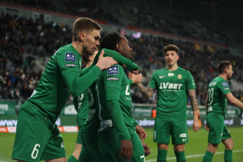 Mecz Śląsk Wrocław - Lech Poznań, 26.02.2023, Tarczyński Arena we Wrocławiu