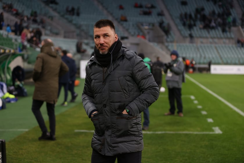 Mecz Śląsk Wrocław - Lech Poznań, 26.02.2023, Tarczyński Arena we Wrocławiu