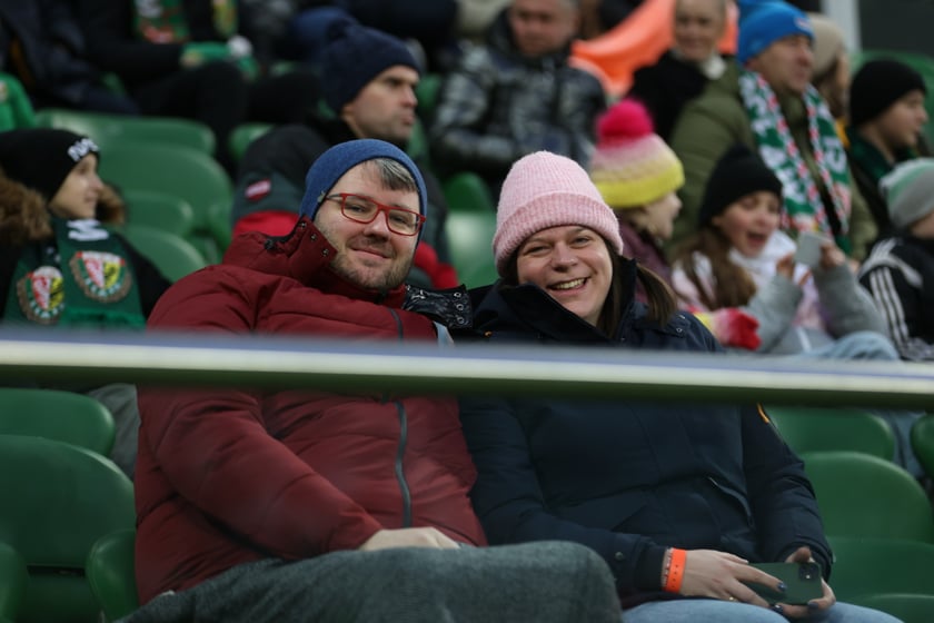 Mecz Śląsk Wrocław - Lech Poznań, 26.02.2023, Tarczyński Arena we Wrocławiu