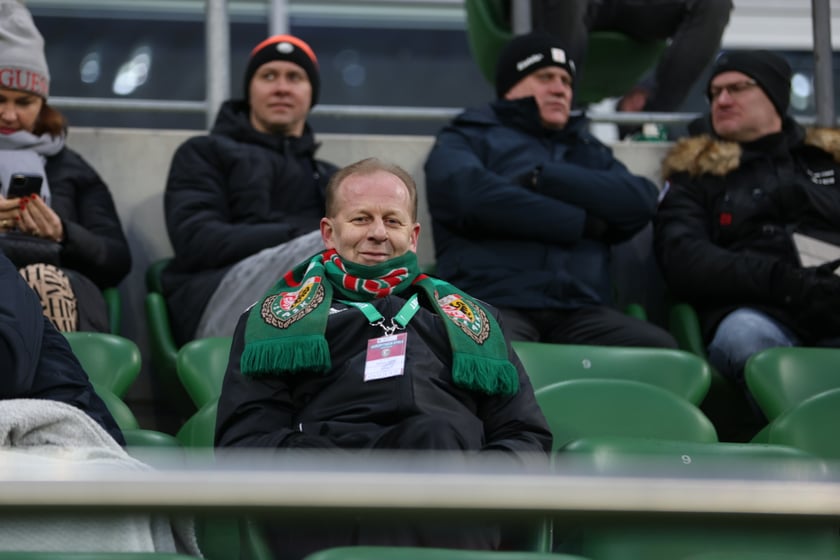 Mecz Śląsk Wrocław - Lech Poznań, 26.02.2023, Tarczyński Arena we Wrocławiu