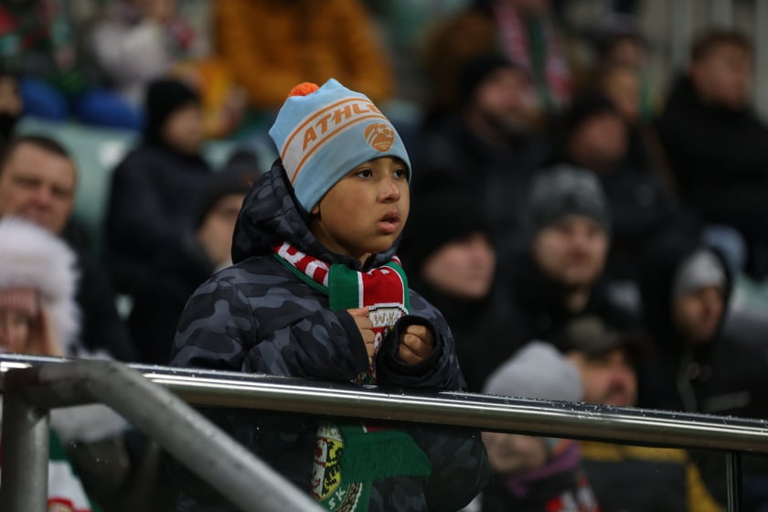 Mecz Śląsk Wrocław - Lech Poznań, 26.02.2023, Tarczyński Arena we Wrocławiu