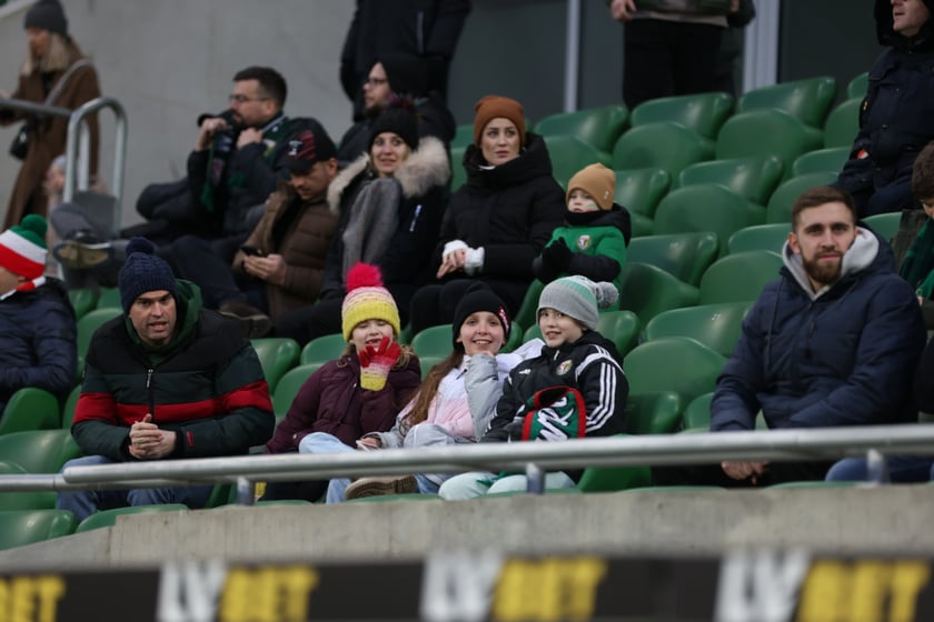 Mecz Śląsk Wrocław - Lech Poznań, 26.02.2023, Tarczyński Arena we Wrocławiu