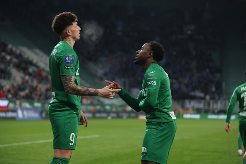 Mecz Śląsk Wrocław - Lech Poznań, 26.02.2023, Tarczyński Arena we Wrocławiu