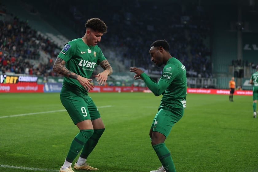 Mecz Śląsk Wrocław - Lech Poznań, 26.02.2023, Tarczyński Arena we Wrocławiu
