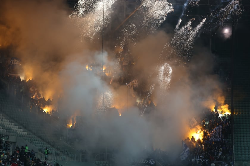 Mecz Śląsk Wrocław - Lech Poznań, 26.02.2023, Tarczyński Arena we Wrocławiu