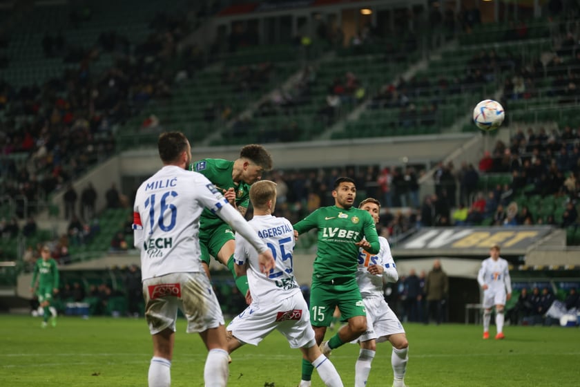 Mecz Śląsk Wrocław - Lech Poznań, 26.02.2023, Tarczyński Arena we Wrocławiu