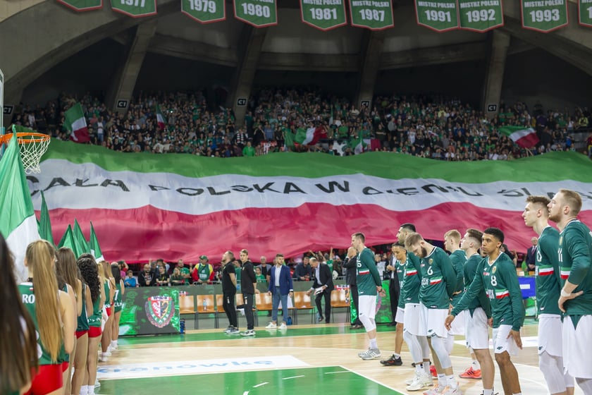 Piąty i ostatni mecz z Legią Warszawa w finałach PLK w sezonie 2021/2022, koronacja w Hali Stulecia