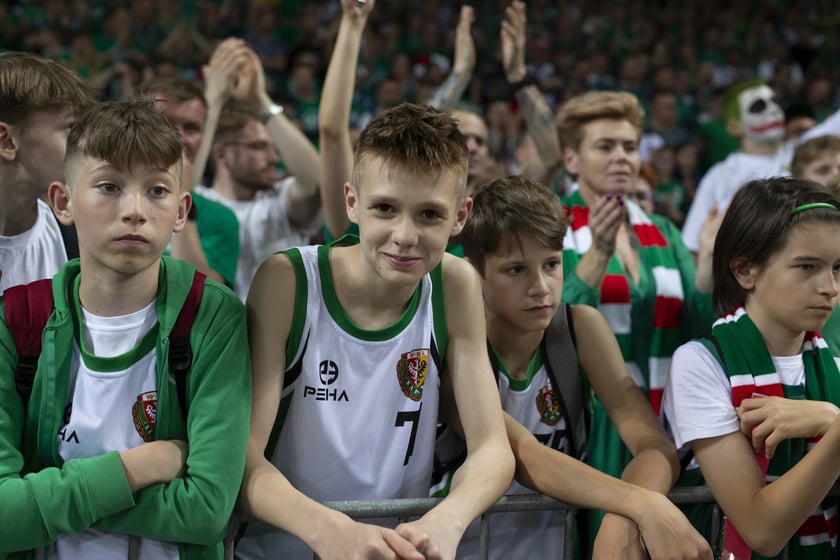 Piąty i ostatni mecz z Legią Warszawa w finałach PLK w sezonie 2021/2022, koronacja w Hali Stulecia