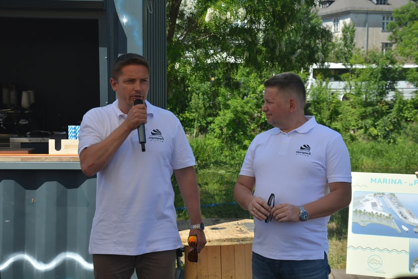 Paweł Rańda i Grzegorz Kaliszczak, otwarcie Beach Baru Port Węglowy, 31 maja 2023 roku