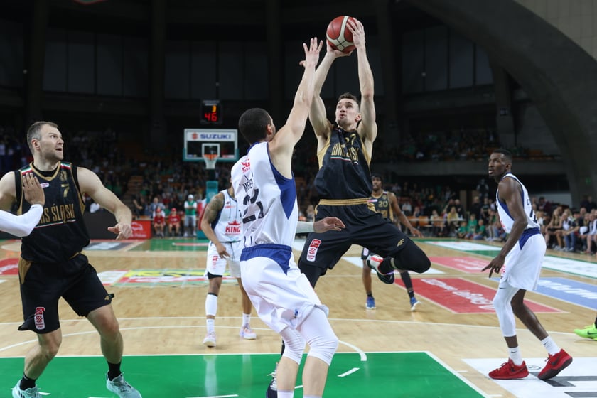 Śląsk Wrocław vs. King Szczecin - mecz 1. finał&oacute;w PLK 2023