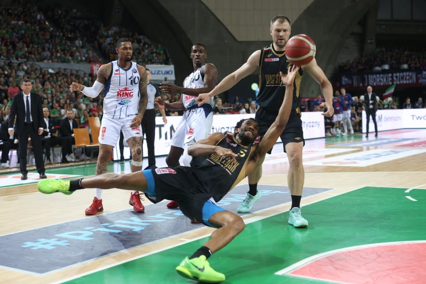 Śląsk Wrocław vs. King Szczecin - mecz 1. finał&oacute;w PLK 2023