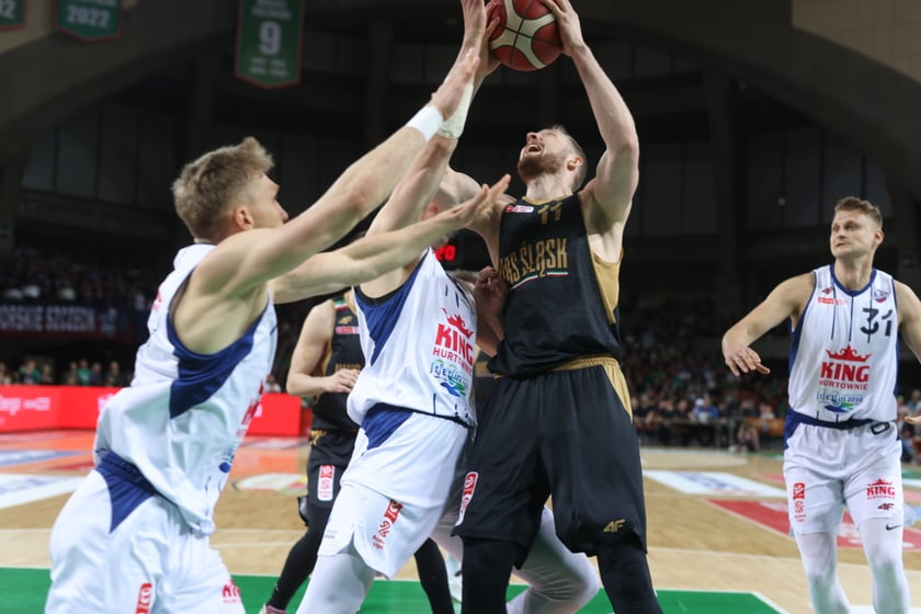 Śląsk Wrocław vs. King Szczecin - mecz 1. finał&oacute;w PLK 2023