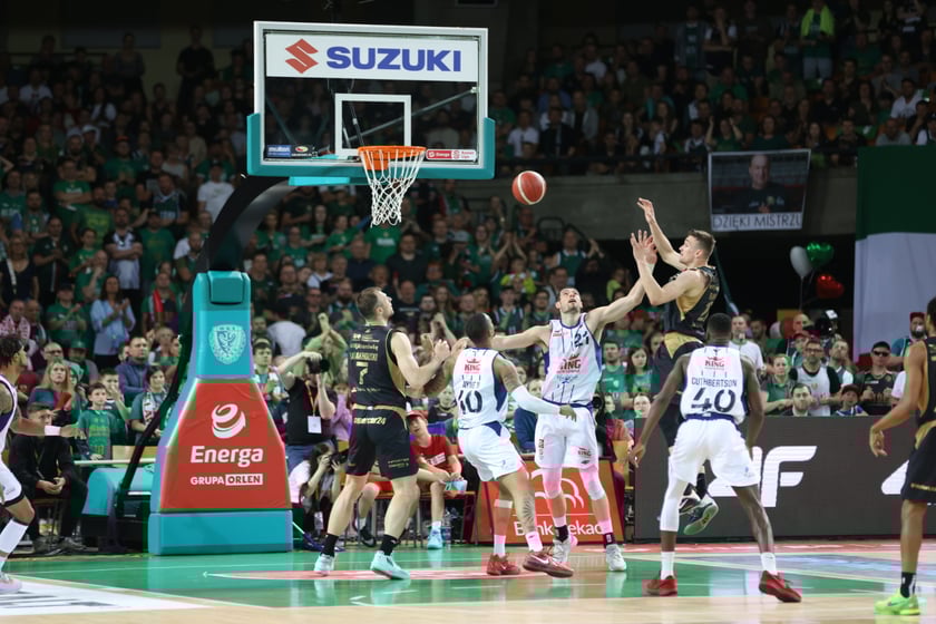 Śląsk Wrocław vs. King Szczecin - mecz 1. finał&oacute;w PLK 2023