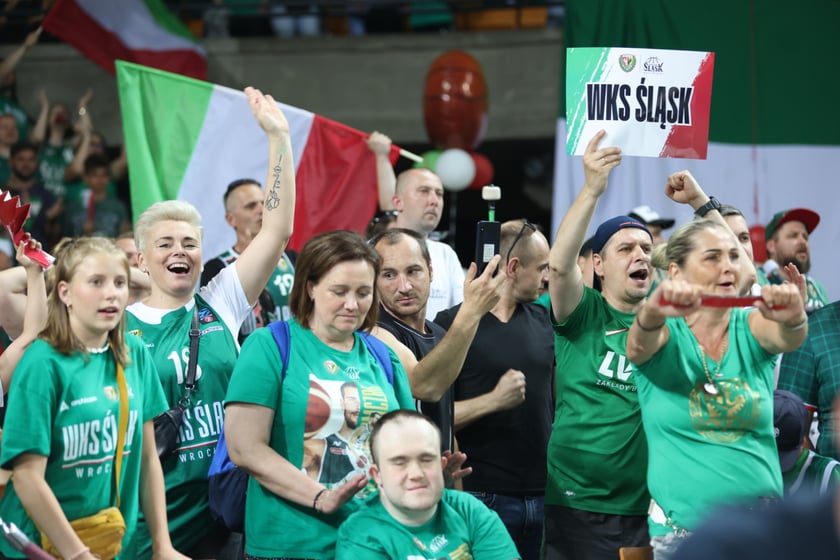 Śląsk Wrocław vs. King Szczecin, Hala Stulecia, 5. mecz finałów PLK 2023