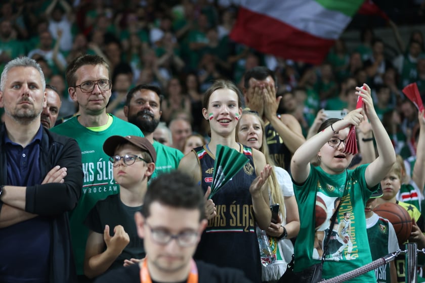 Śląsk Wrocław vs. King Szczecin, Hala Stulecia, 5. mecz finałów PLK 2023