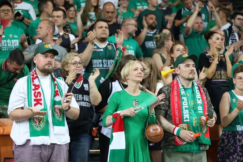 Śląsk Wrocław vs. King Szczecin, Hala Stulecia, 5. mecz finałów PLK 2023